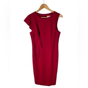 C36- London Times - Women’s size 10 - Red Sleeveless Dress - Cocktail Dress